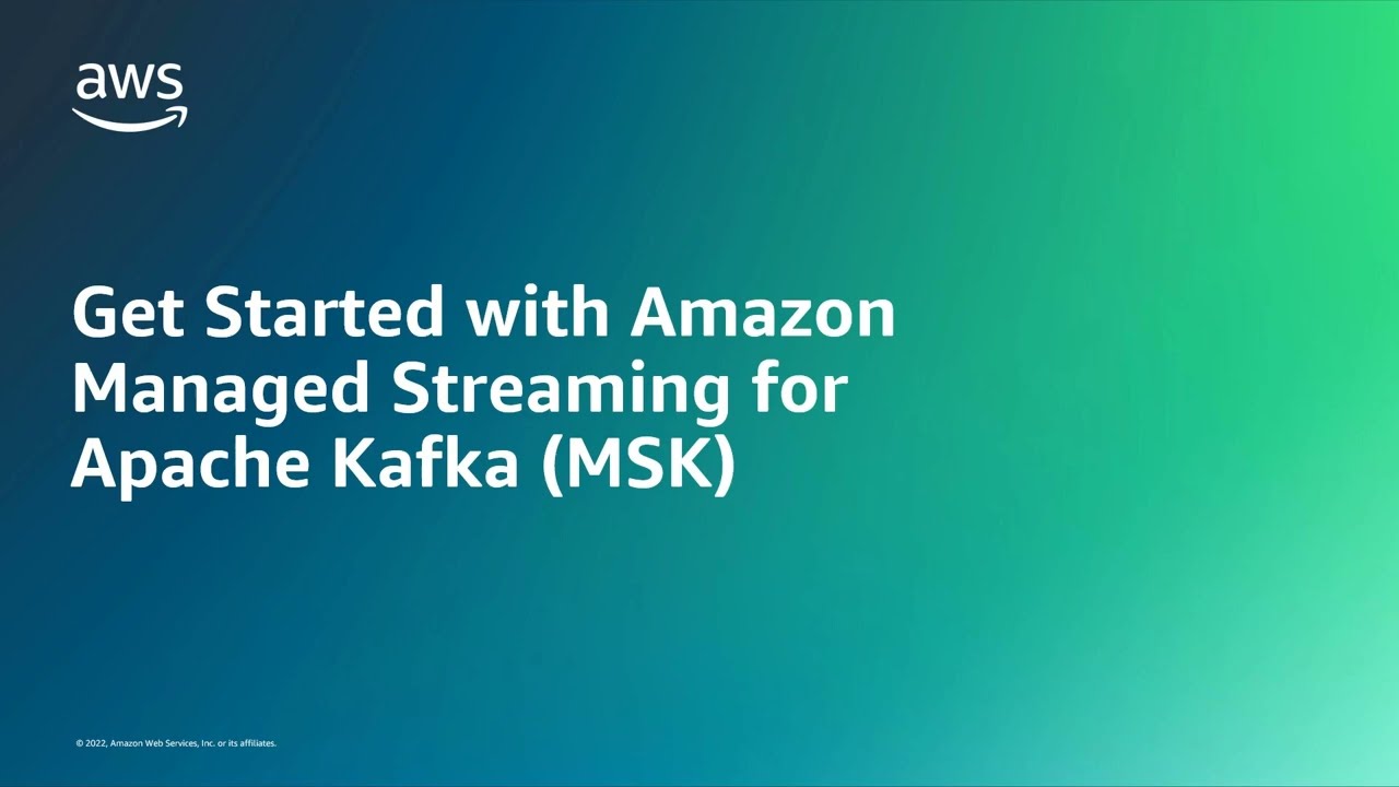 Amazon MSK 101