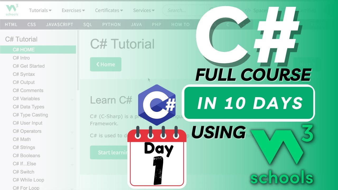 C# in 10 Days - Full Course